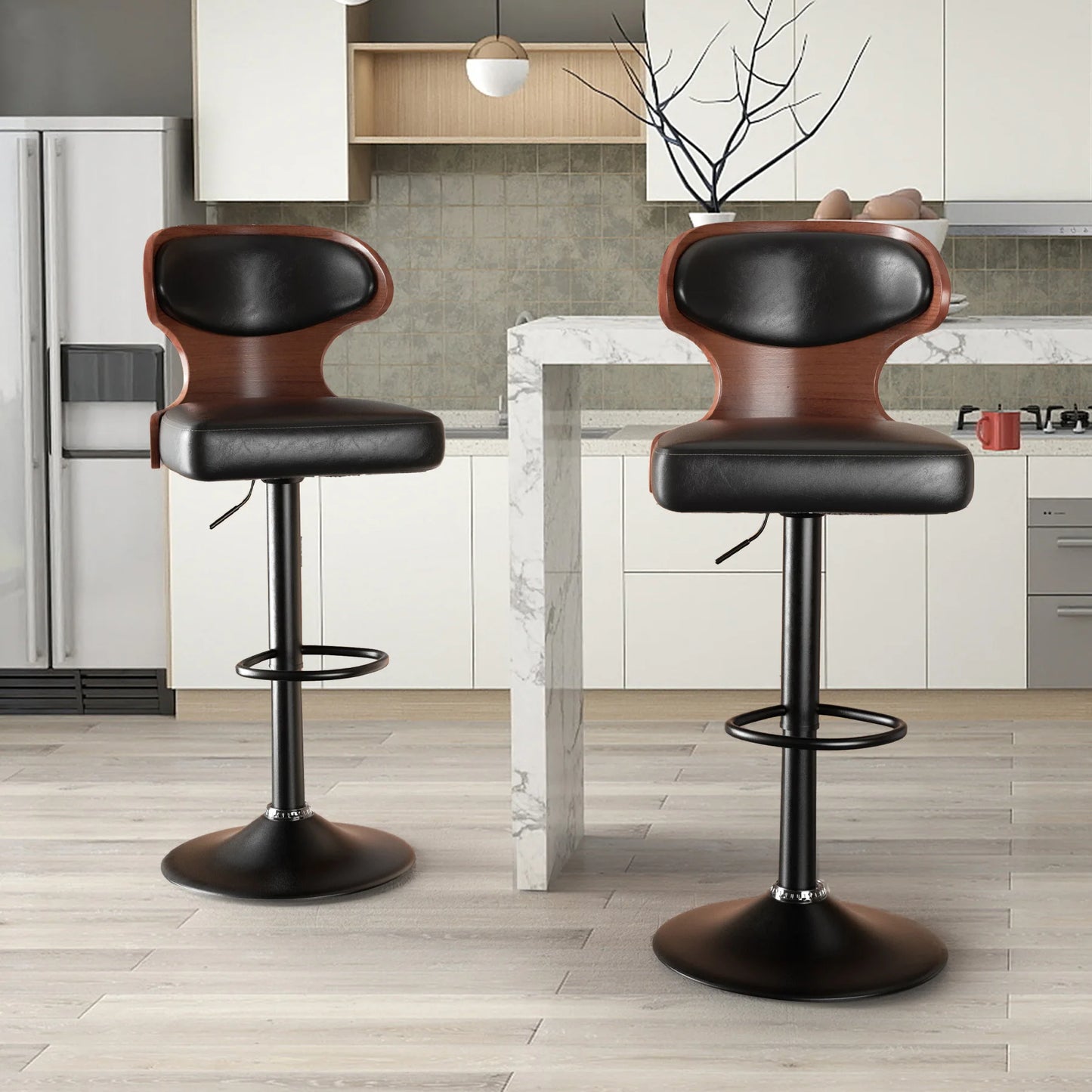 Rotating PU Bar Stools