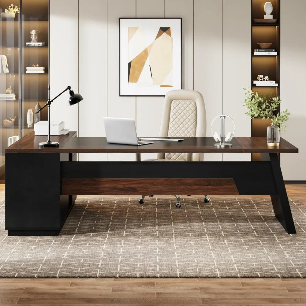 Executive L‑Shaped Desk