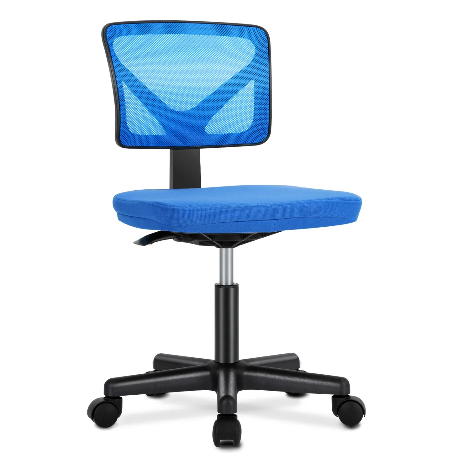 Mesh Armless Office Chair with Lumbar Support