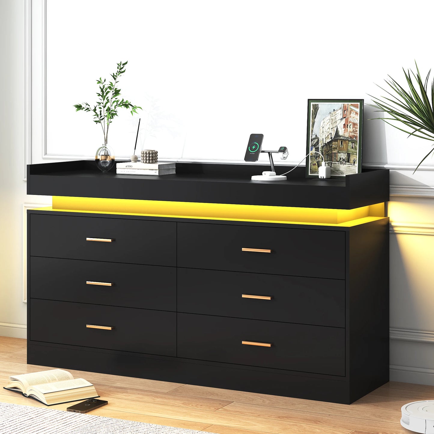 Spacious bedroom drawer organizer