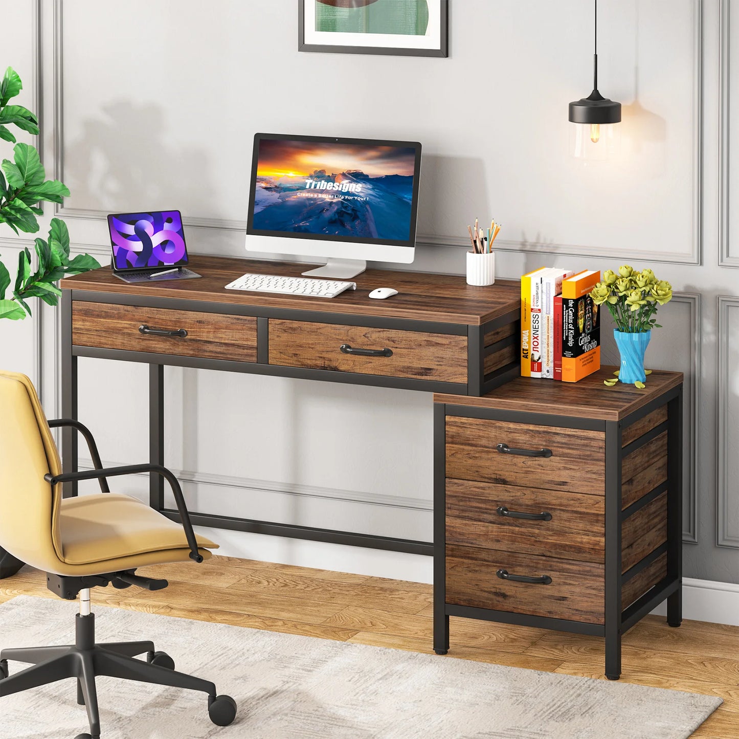 Reversible Drawer Desk
