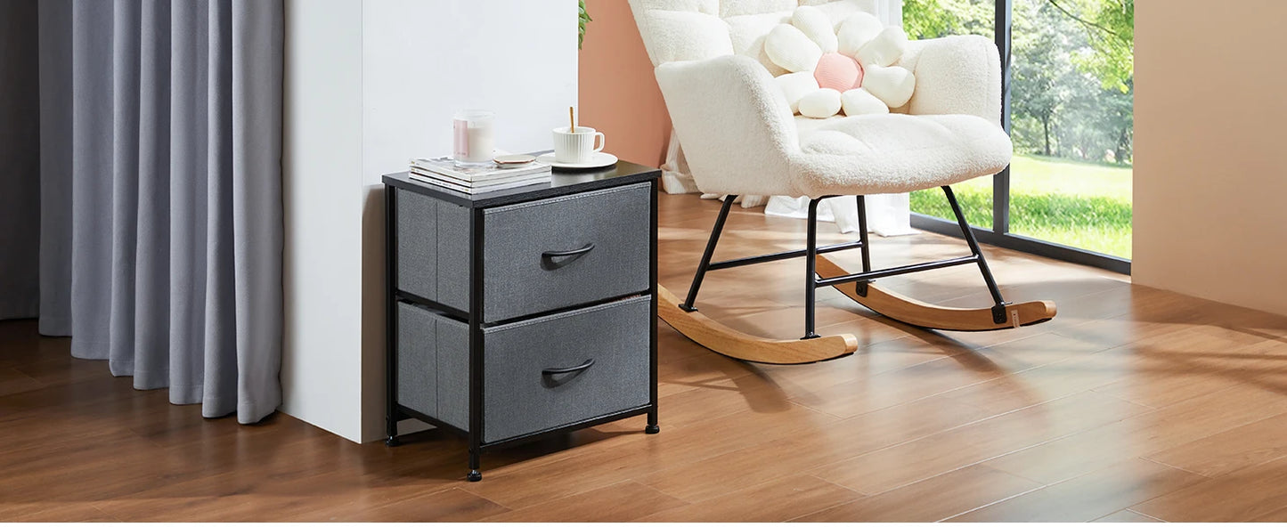2-Drawer Living Room Cabinet