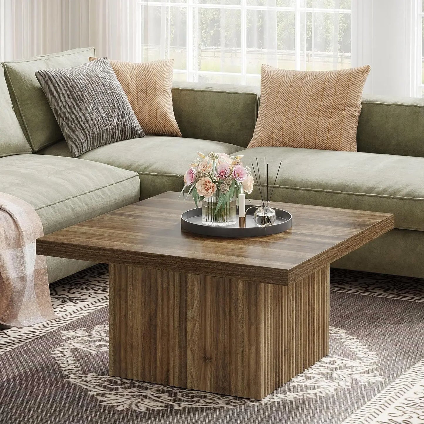 Vintage Square Coffee Table