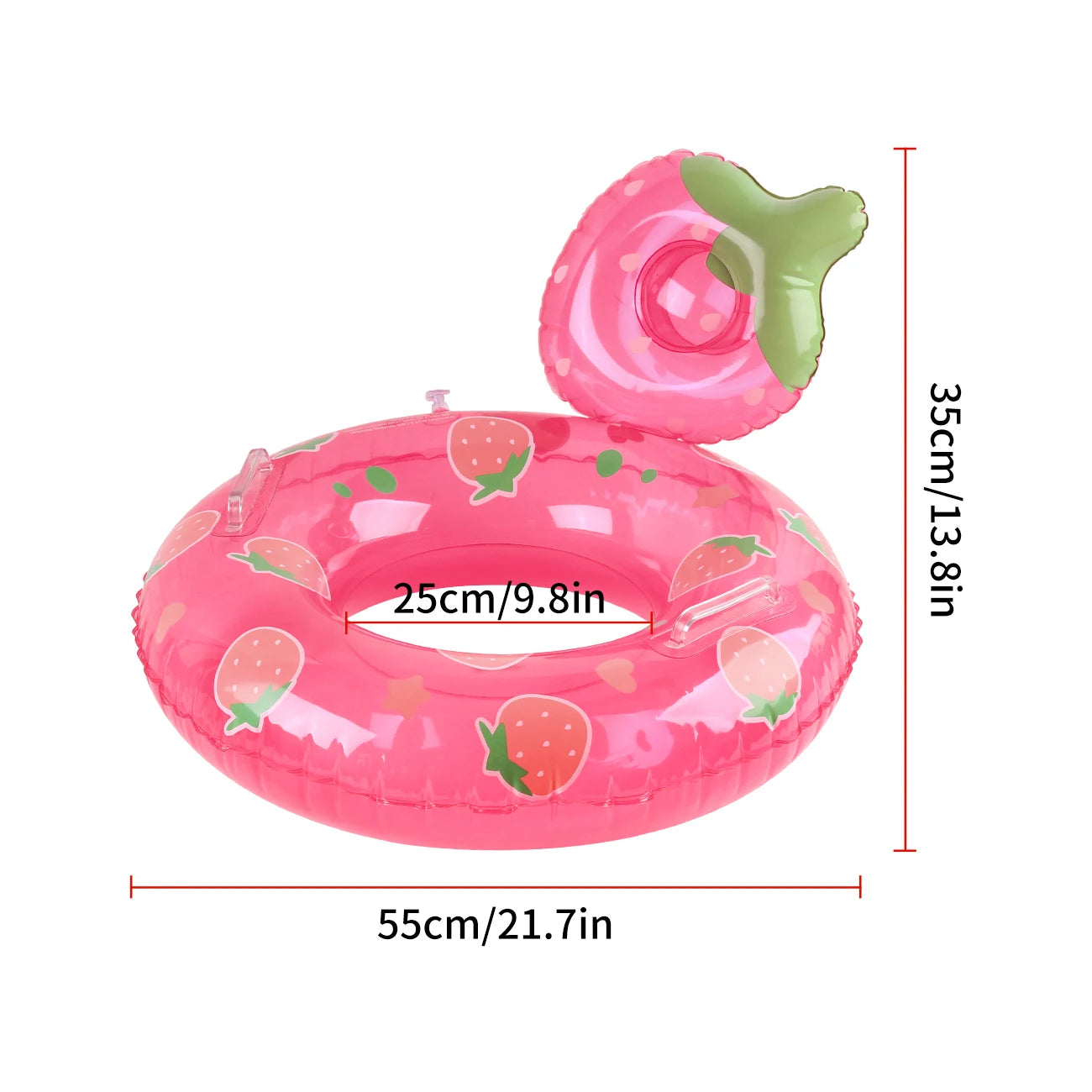 Fruit Shaped Inflatable With Handle Pool Float