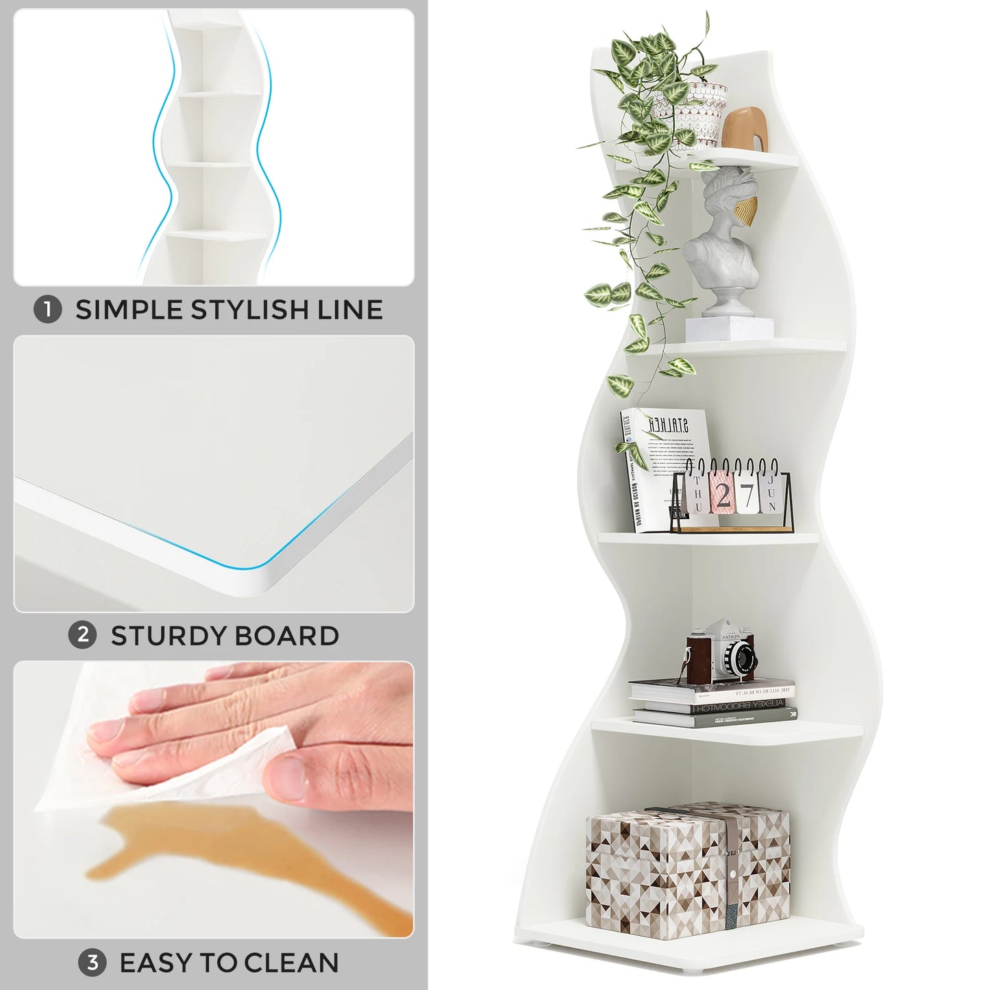 Corner 5‑Tier Shelf