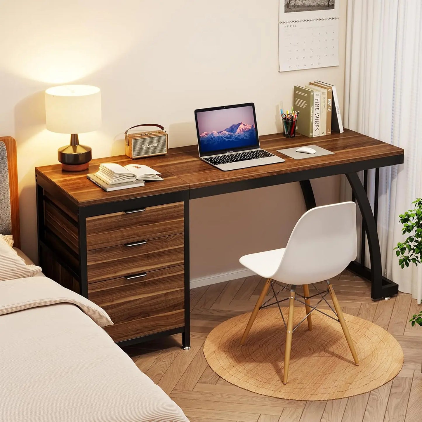 3‑Drawer Computer Desk
