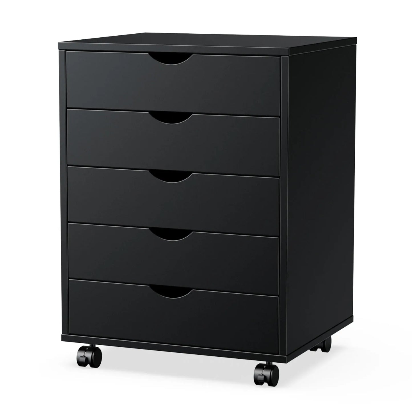 Wood 5 Drawer Cabinet
