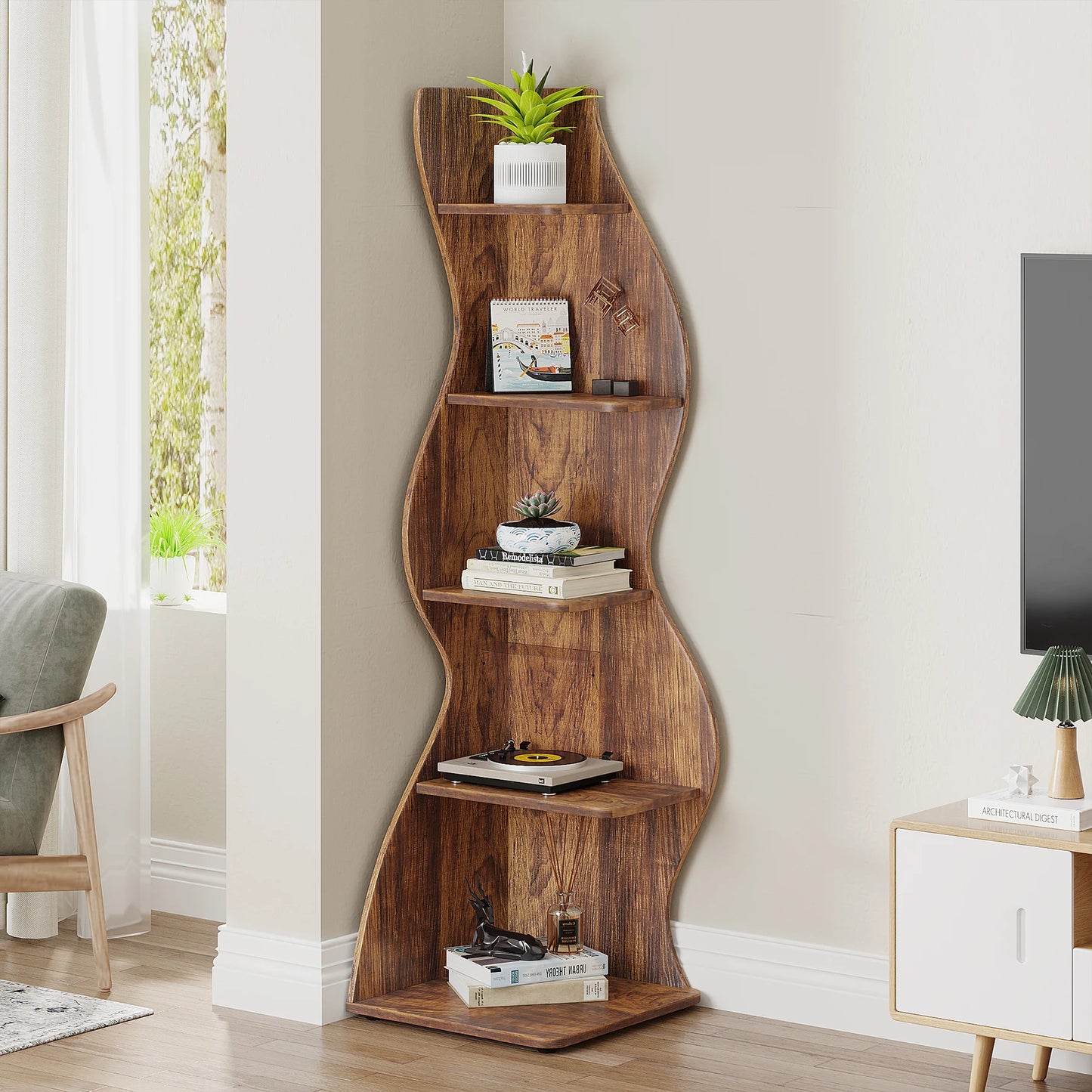 Corner 5‑Tier Shelf