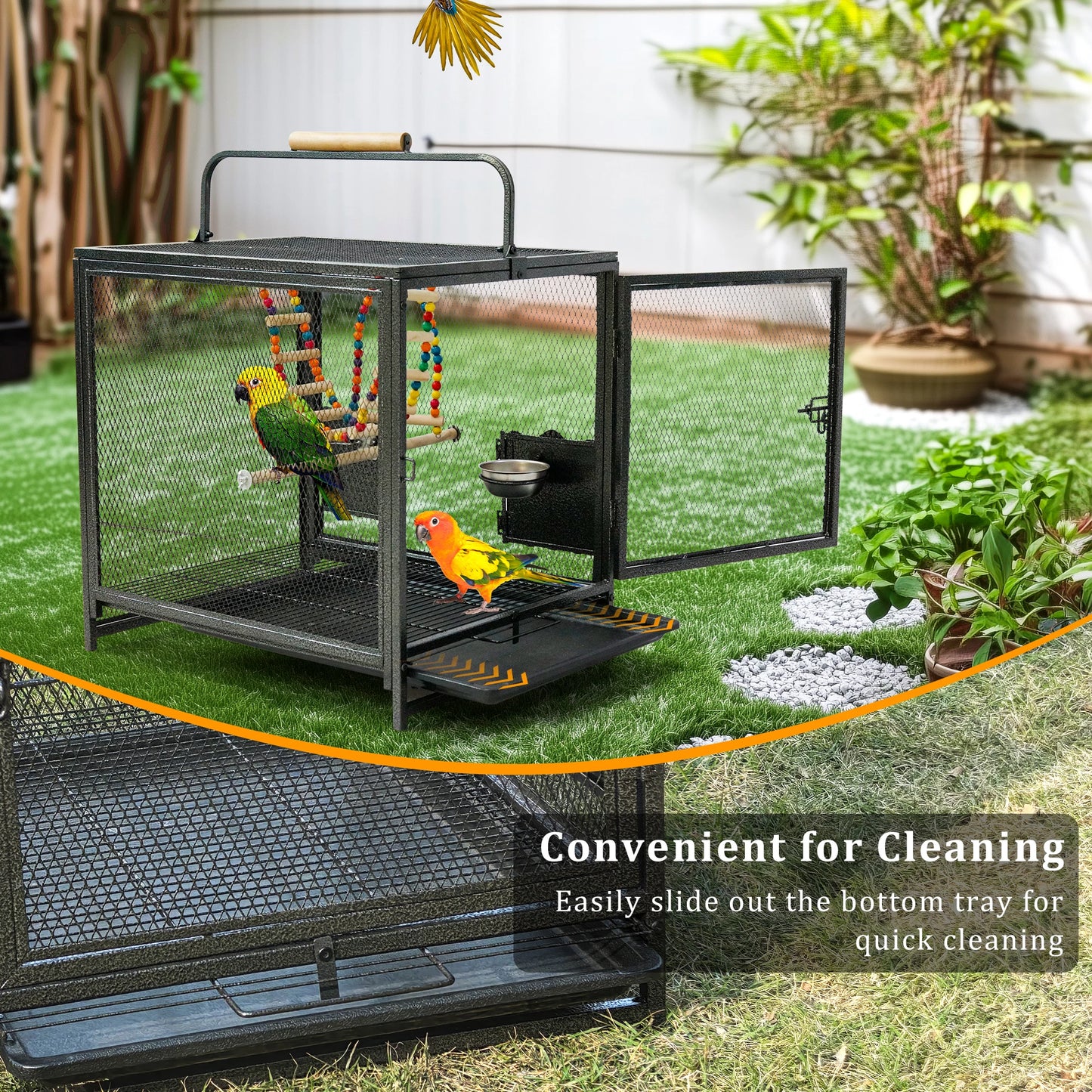 Tall Metal Bird Cage Playpen