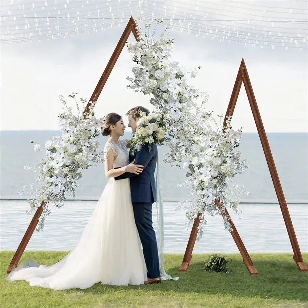 2-Pack Wooden Triangle Arch