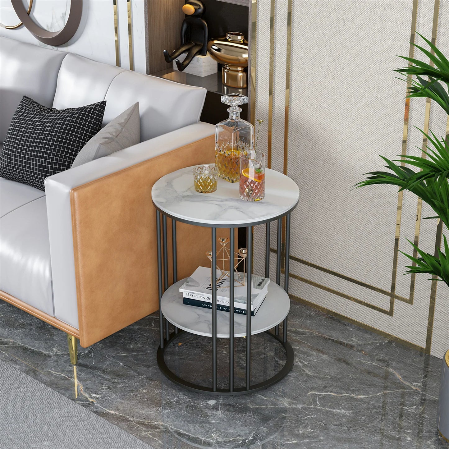 Sintered Stone End Table