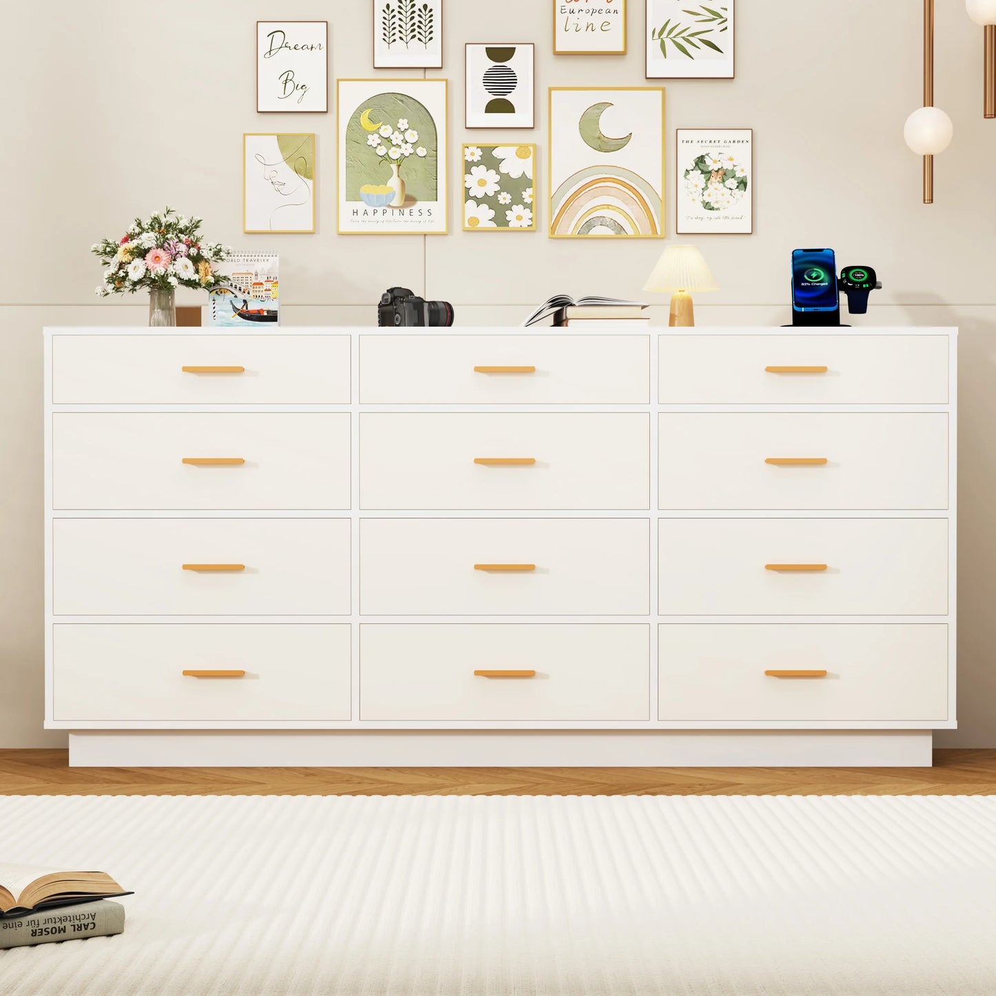 Modern chest of drawers for the living room