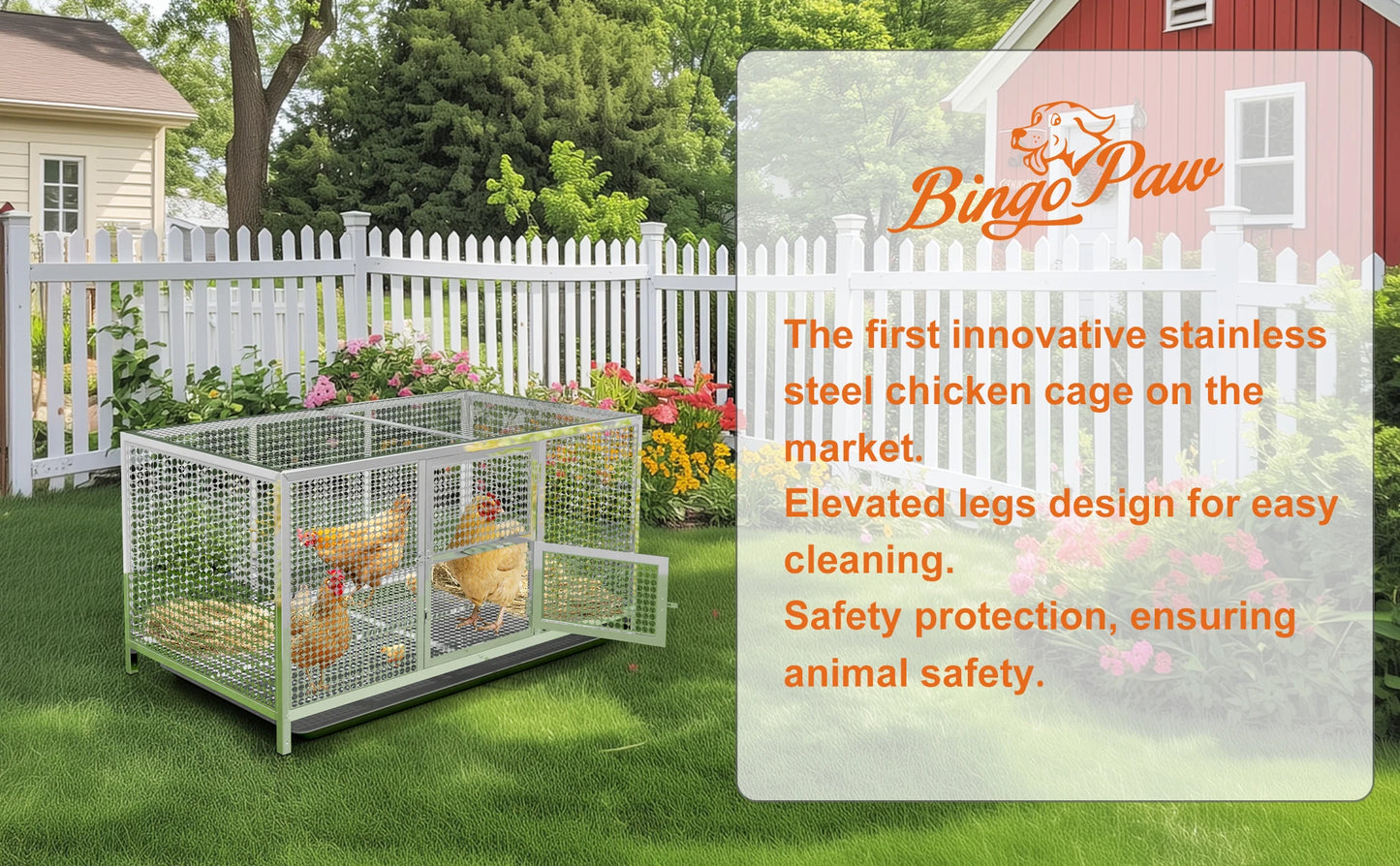 Stainless Steel Chicken Cage