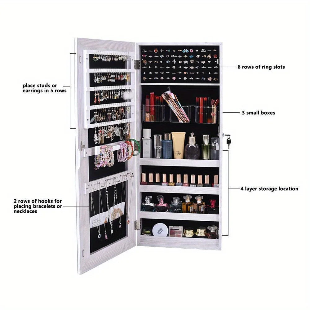 Mirrored Jewelry Cabinet