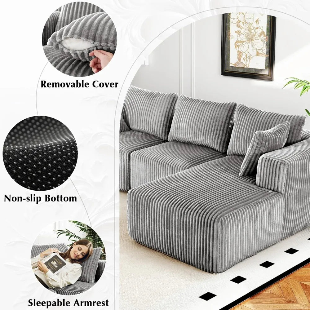 L‑Shaped Modular Sofa