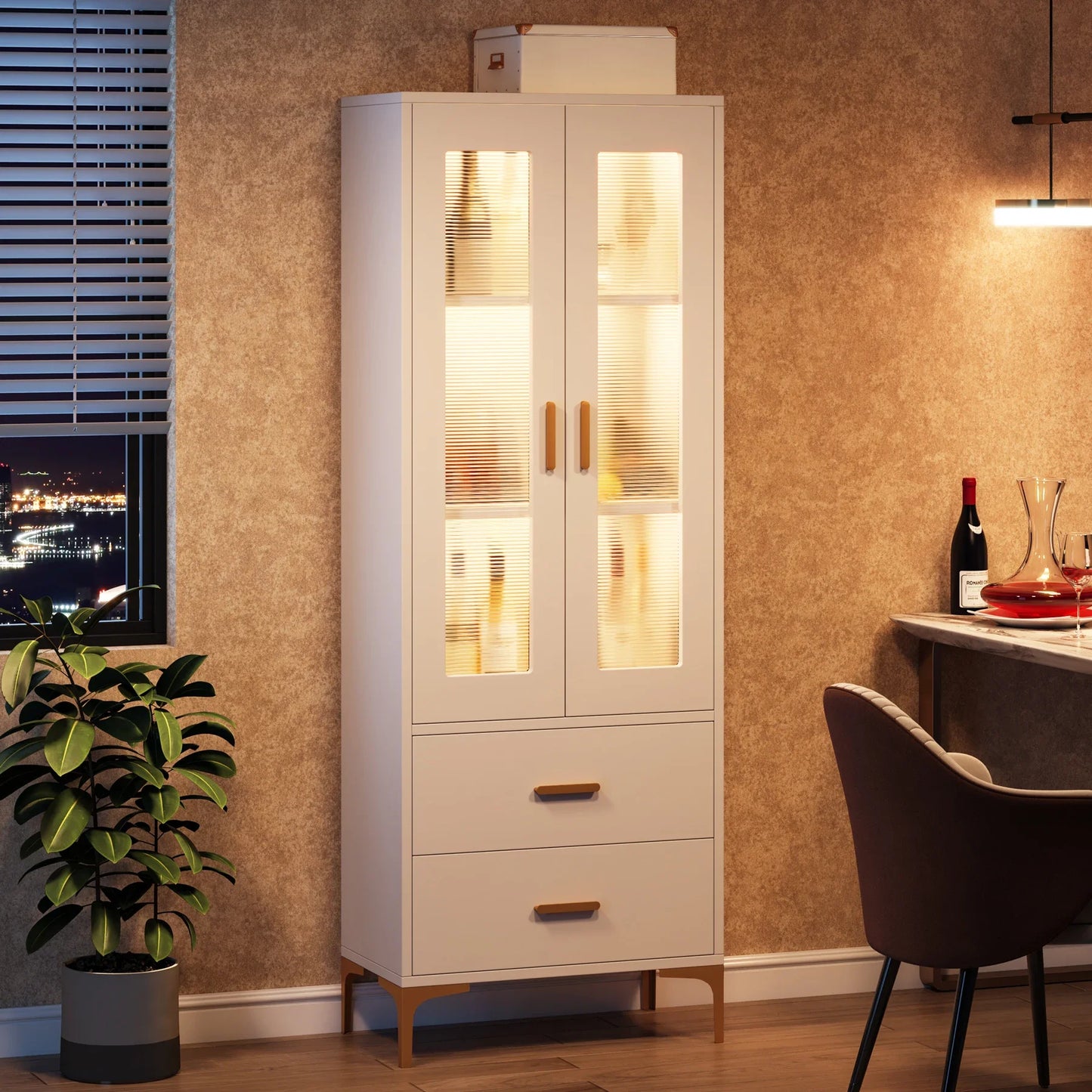 LED Light Bookcase
