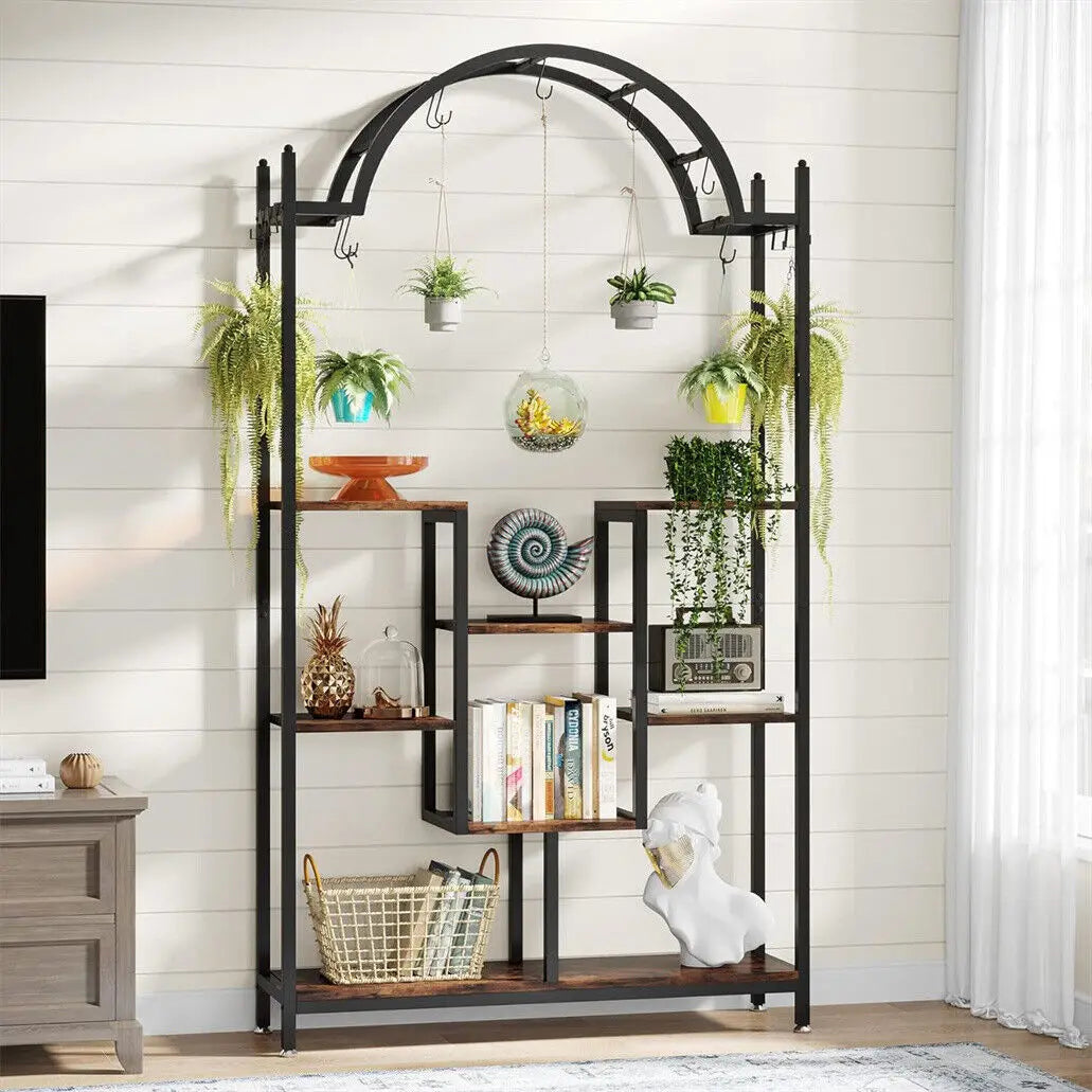 Arched Metal Plant Stand