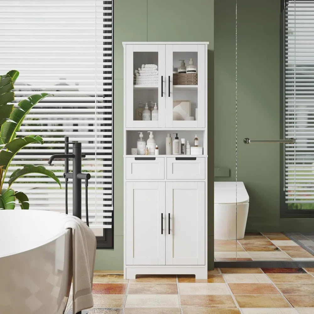 Tall Bathroom Linen Cabinet