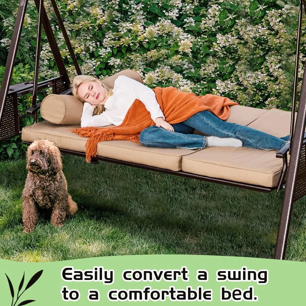3‑In‑1 Porch Swing