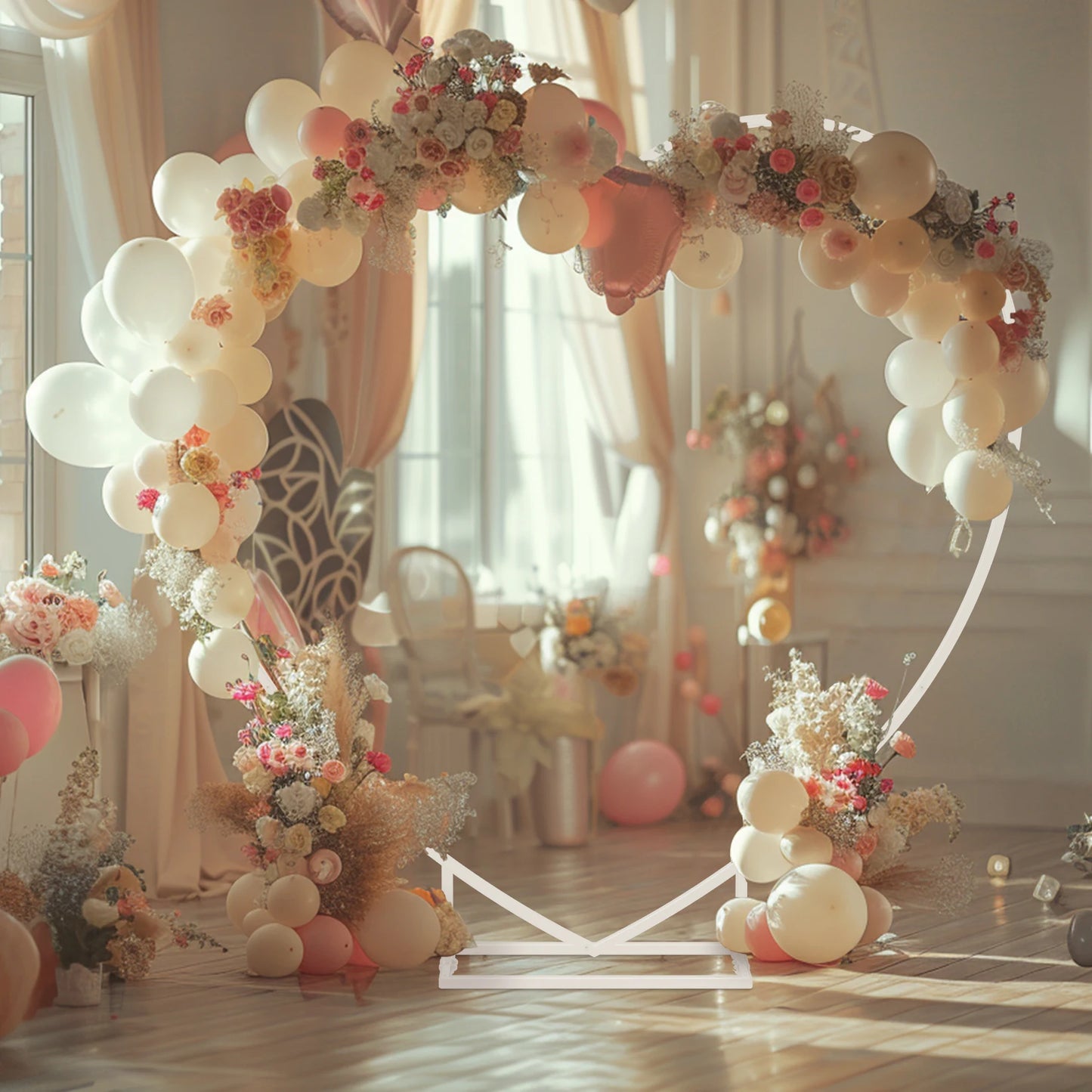 Heart Metal Wedding Arch Frame