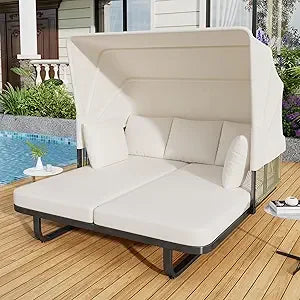 Rattan Round Daybed