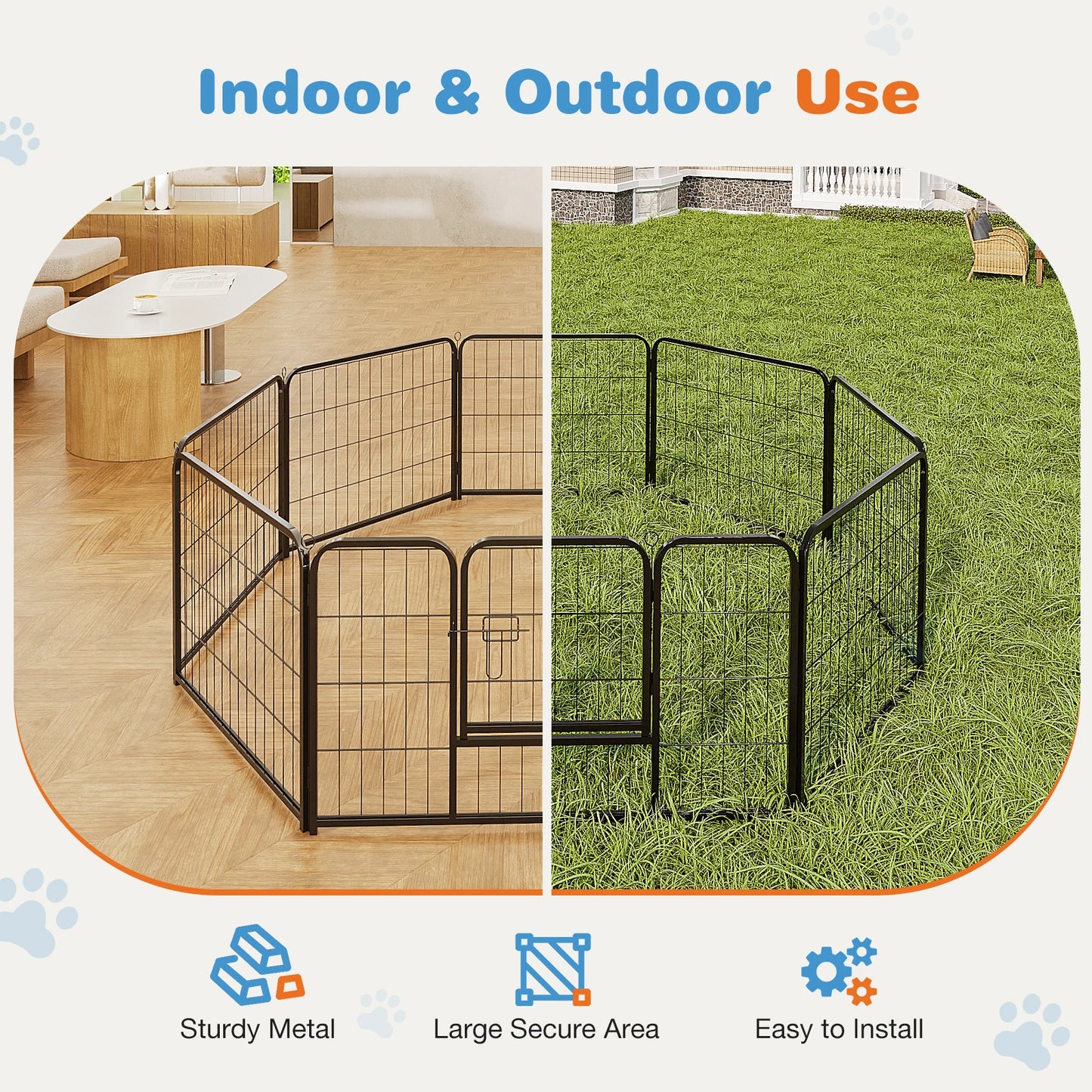 Metal Dog Playpen
