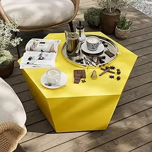 Hexagon Concrete Coffee Table