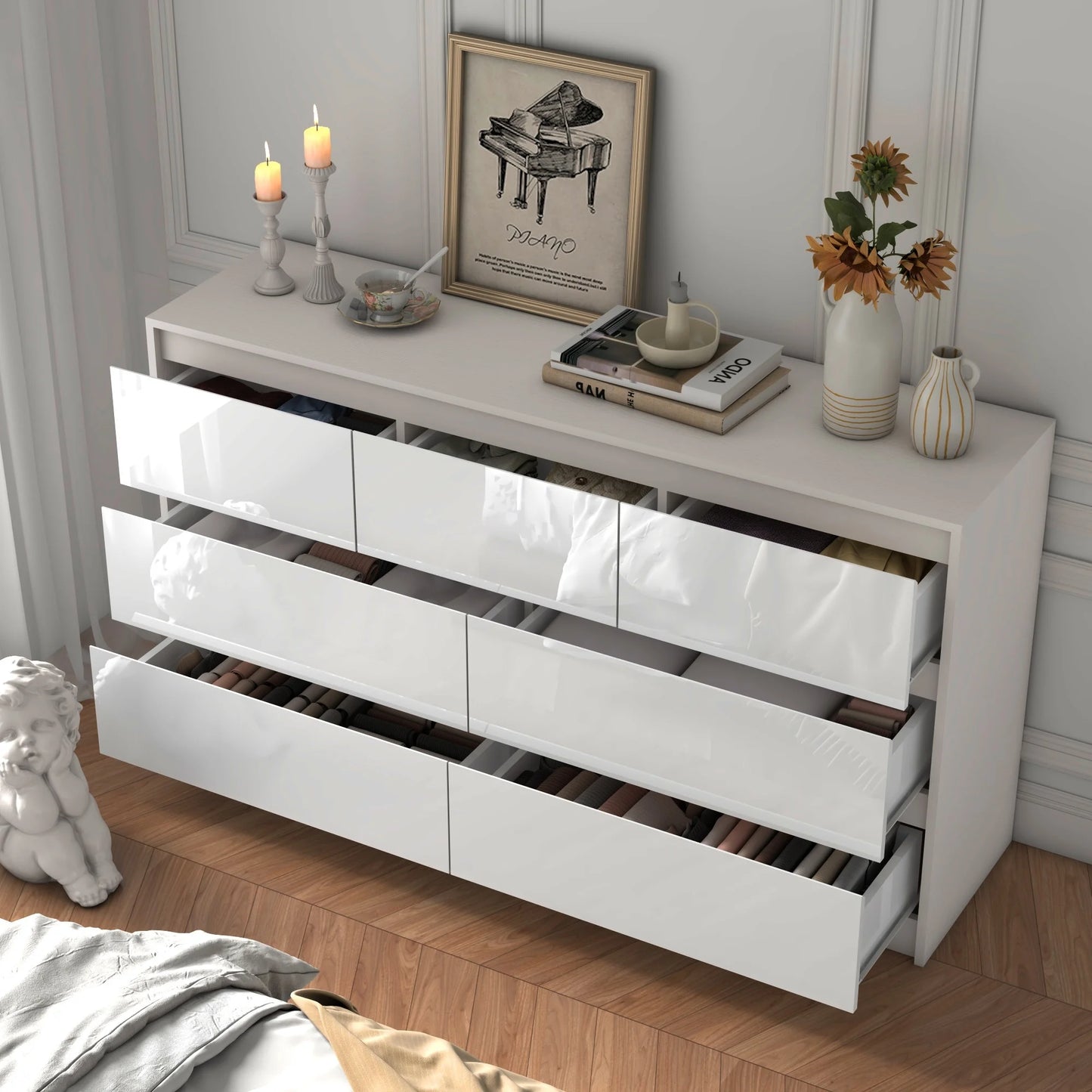 7 Drawer Dresser for Bedroom