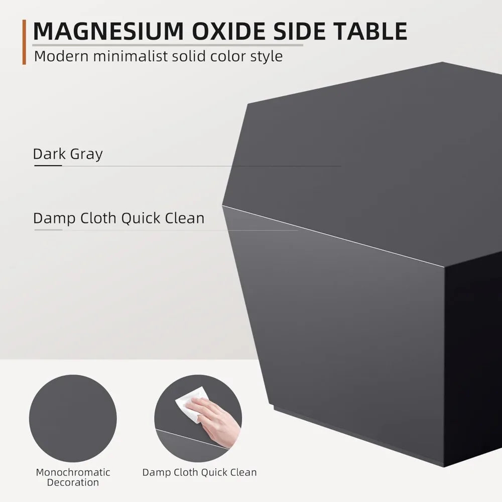 Hexagon Concrete Coffee Table