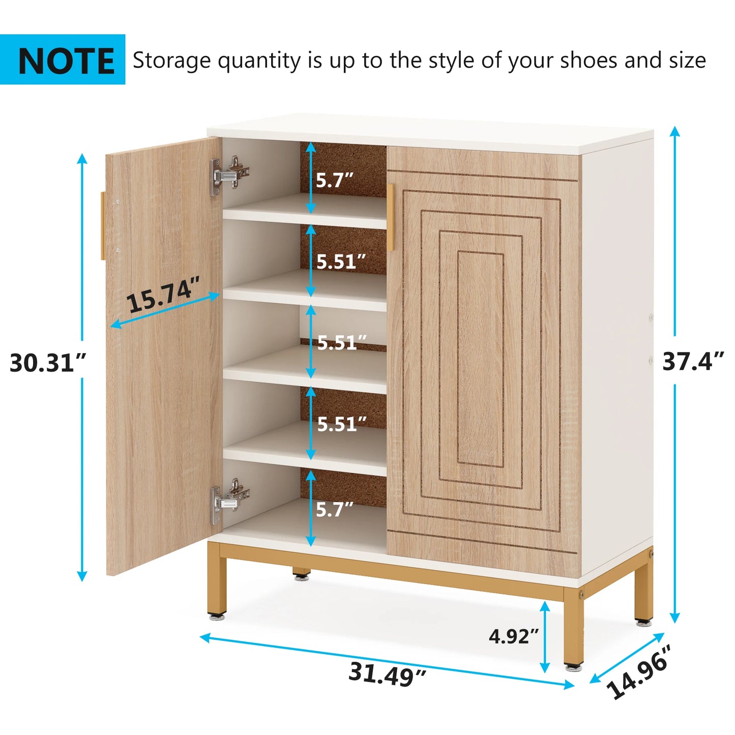 6-Tier Shoe Cabinet
