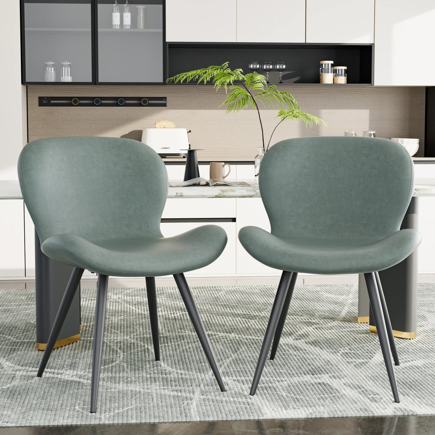 Modern Fabric Dining Chairs