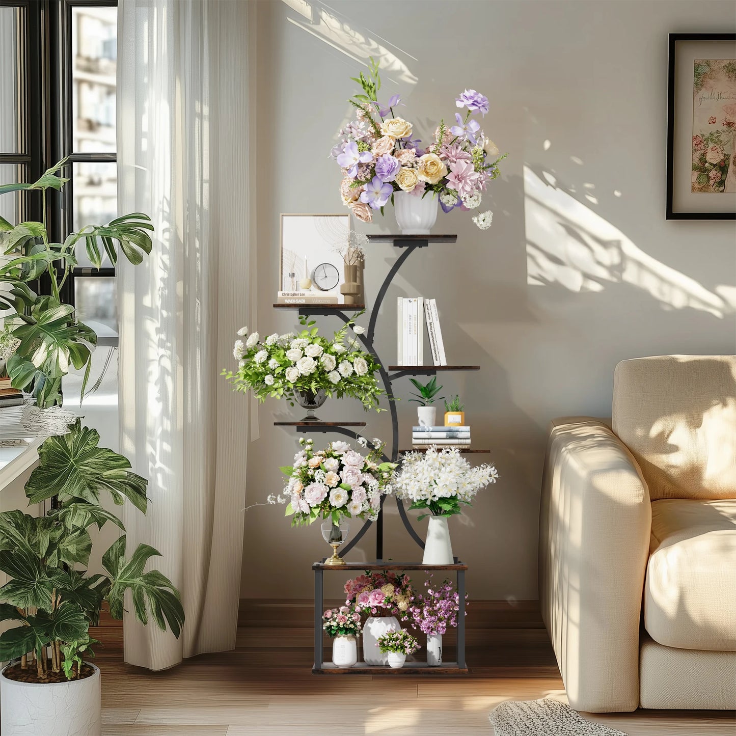 Tree-Shaped Plant Stand
