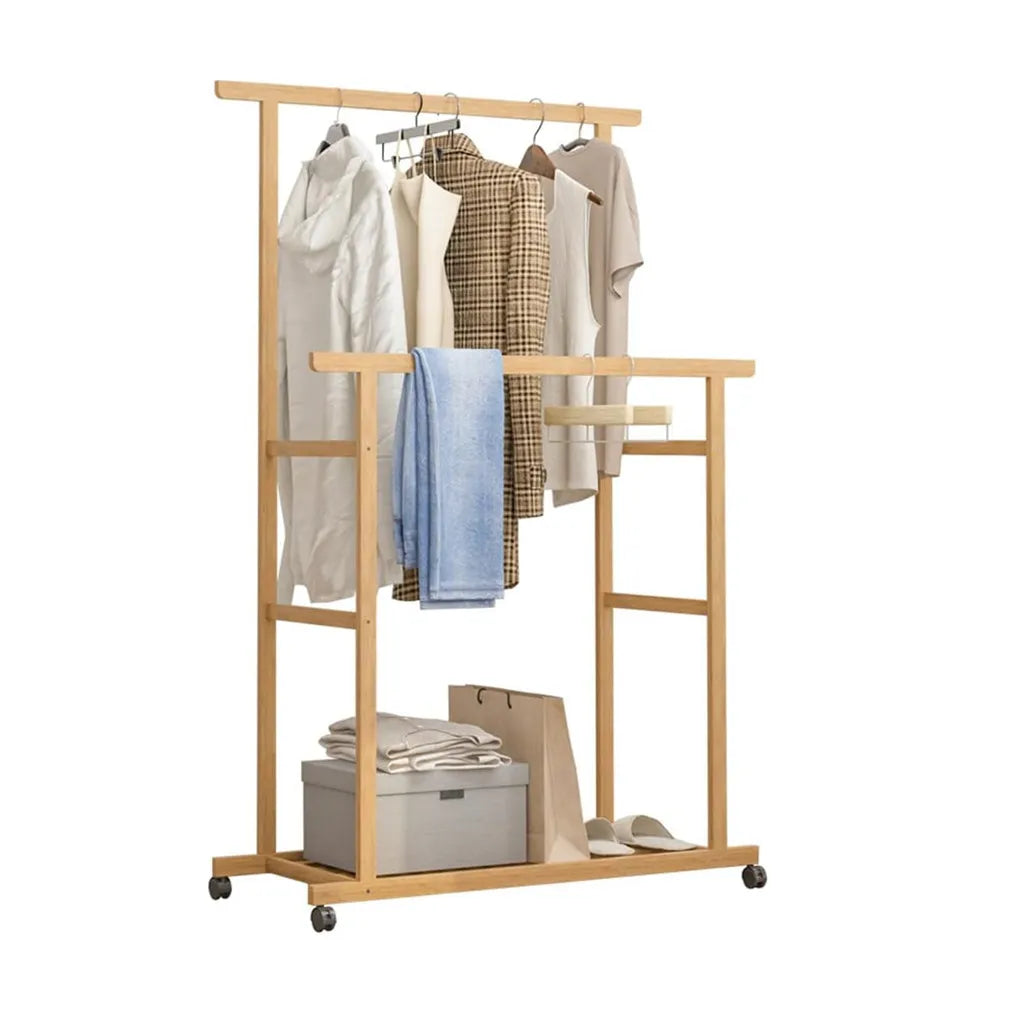 Bamboo Double Rail Rack
