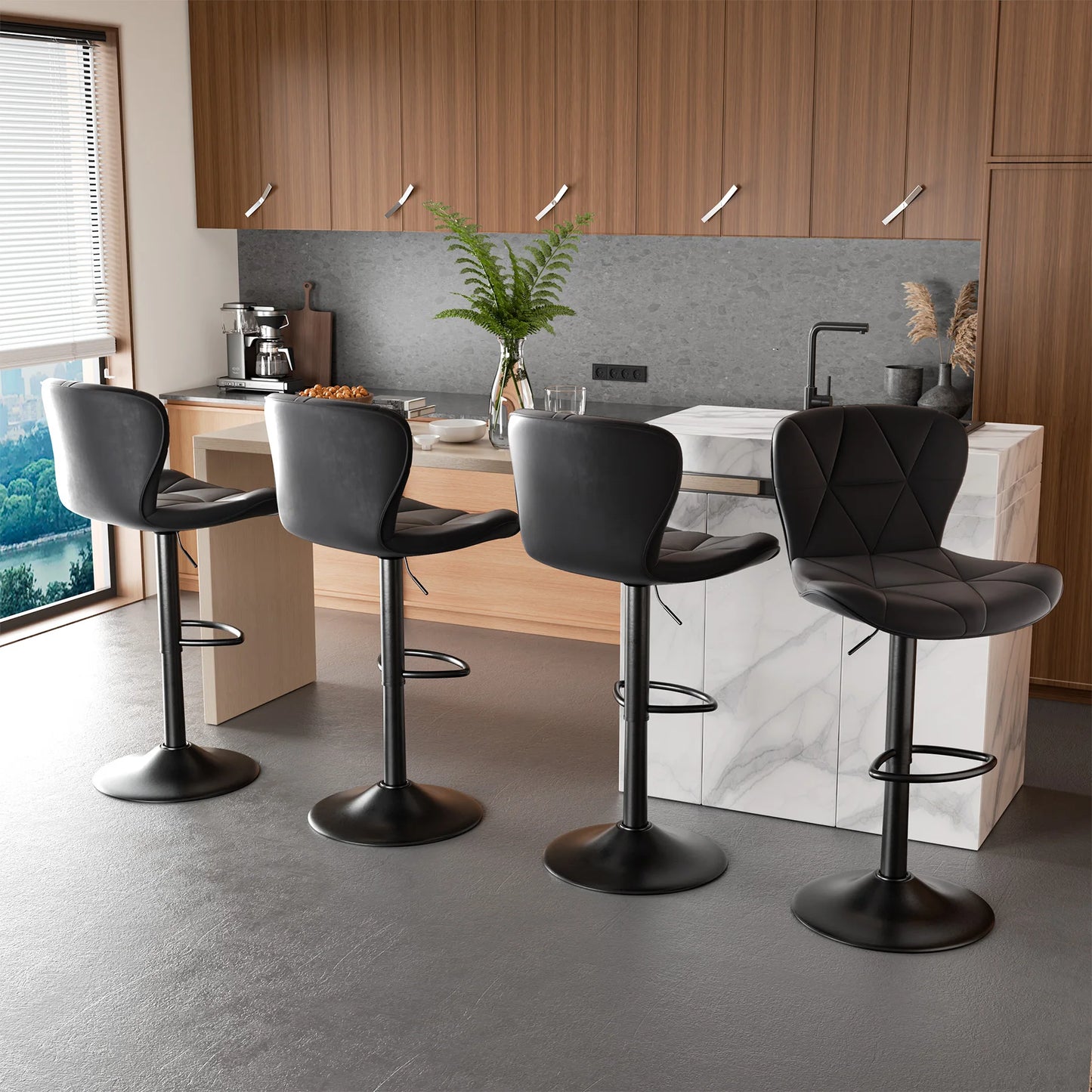 Adjustable Swivel Bar Chairs