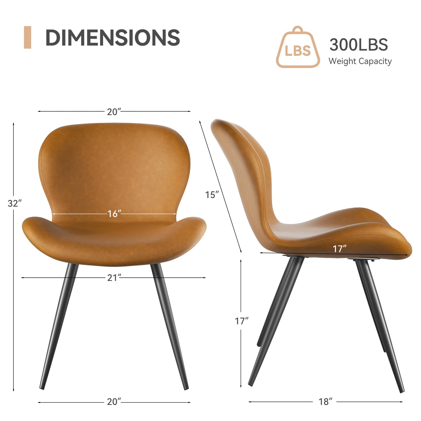 Modern Fabric Dining Chairs