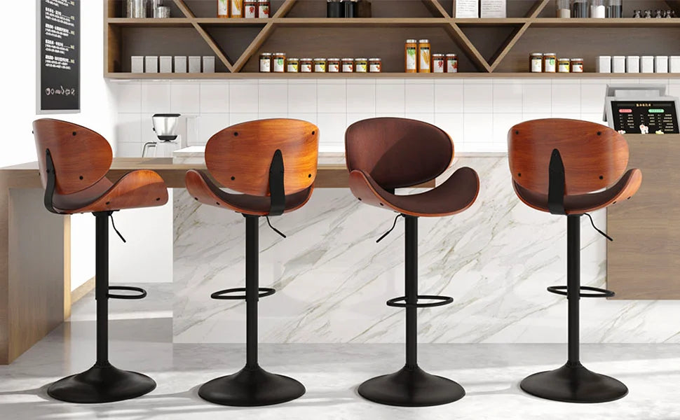 Rotating PU Bar Stools