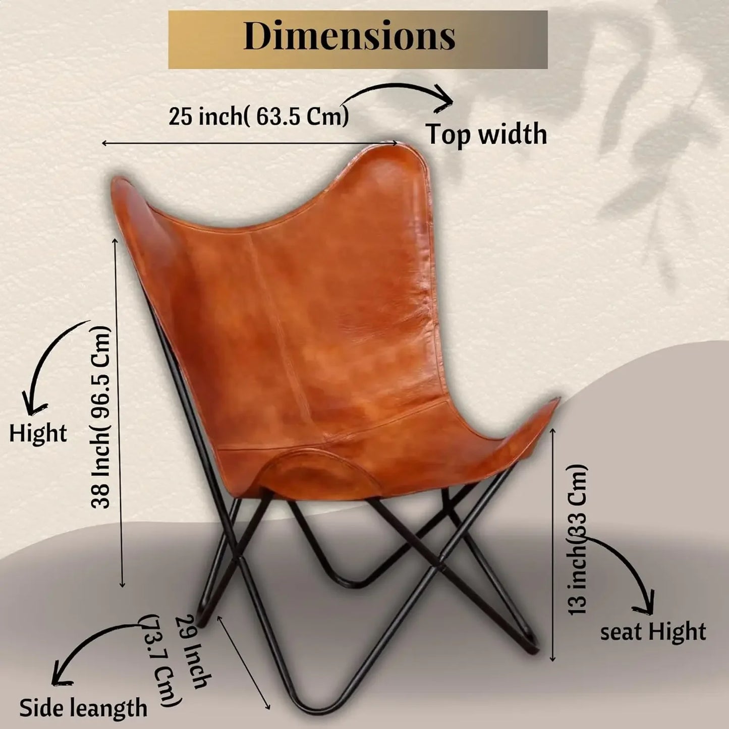 Leather Butterfly Chair