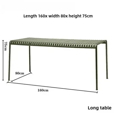 Outdoor Iron Cafe Set