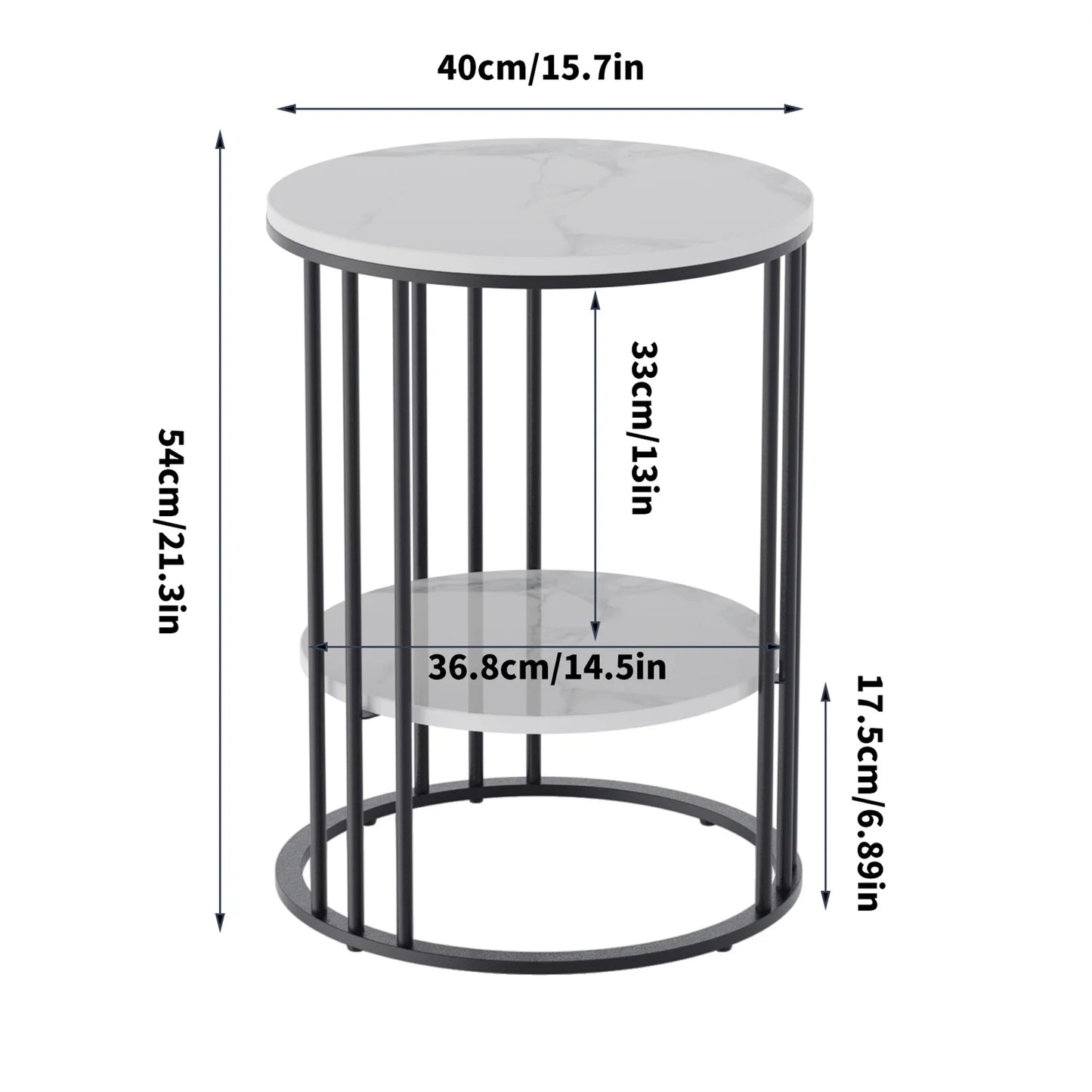 Sintered Stone End Table