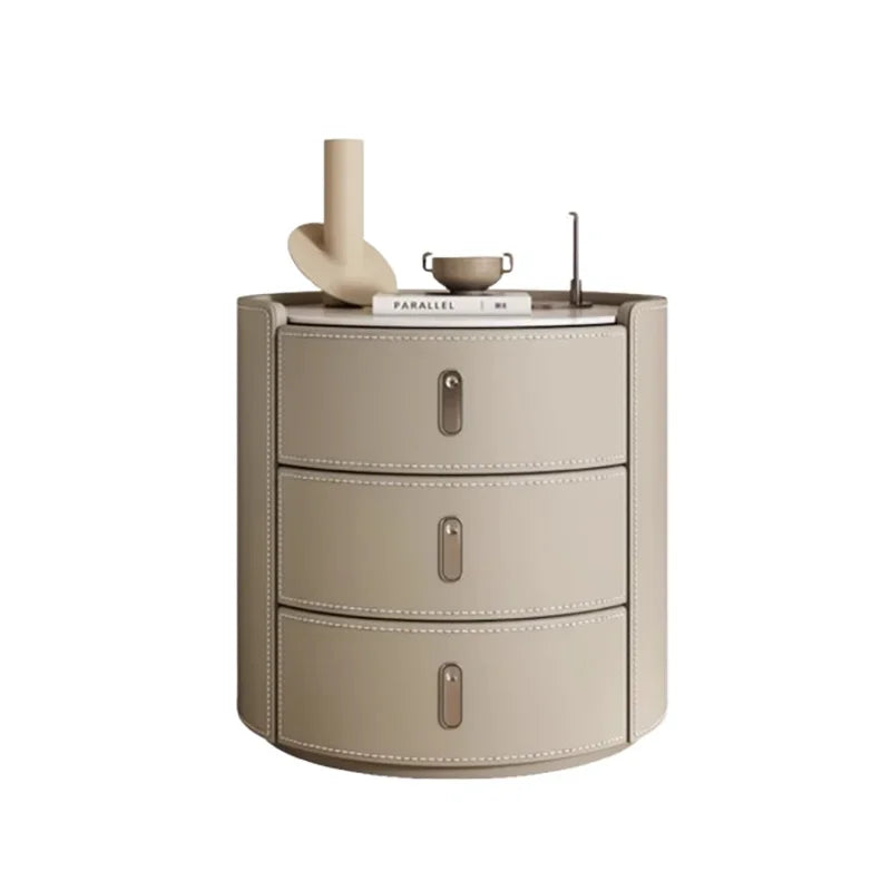 Minimalist Nordic Nightstand – Elegant Bedside Table with Storage Drawers