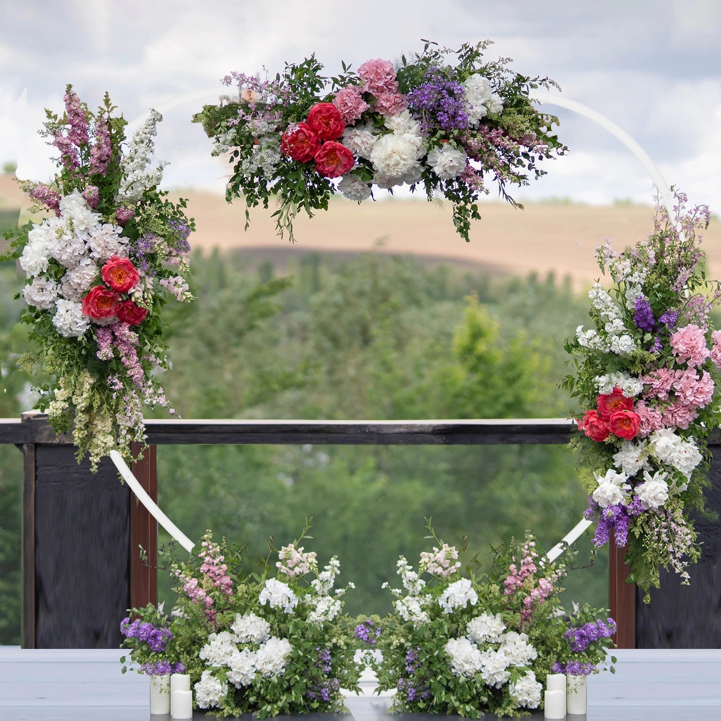 Heart Metal Wedding Arch Frame