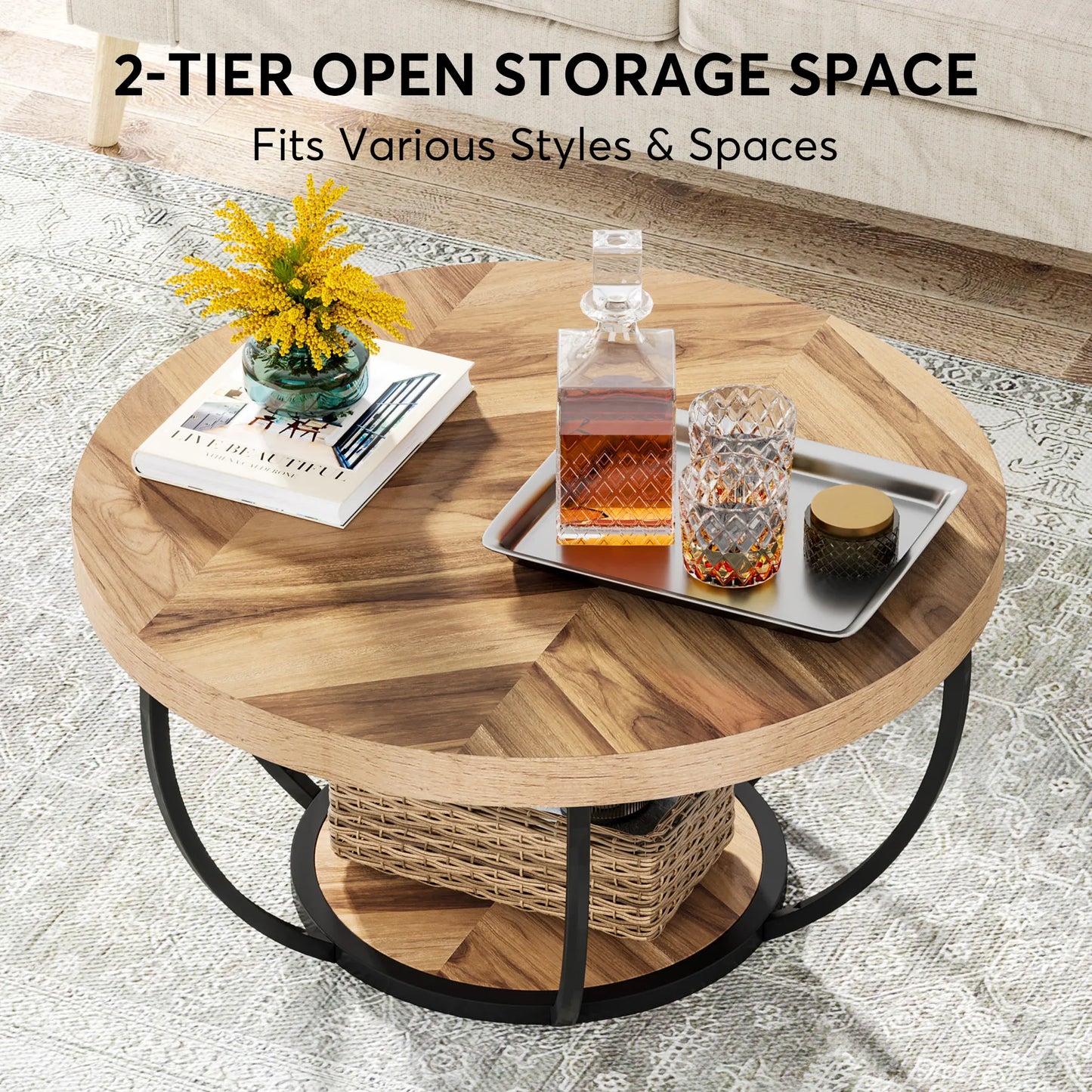 31.7″ Round Coffee Table