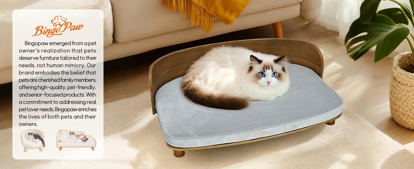 Indoor Wooden Pet Bed