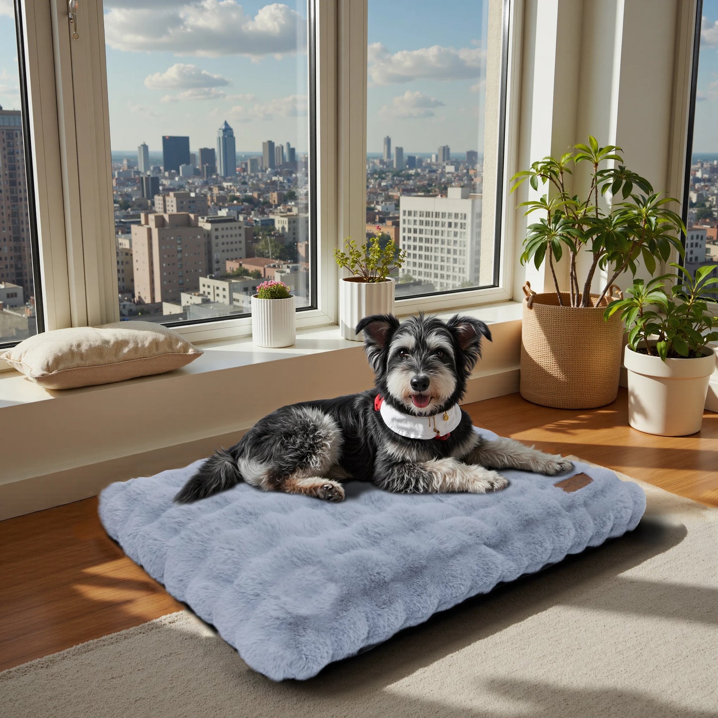 Fluffy Crate Bed for Extra Large Dogs