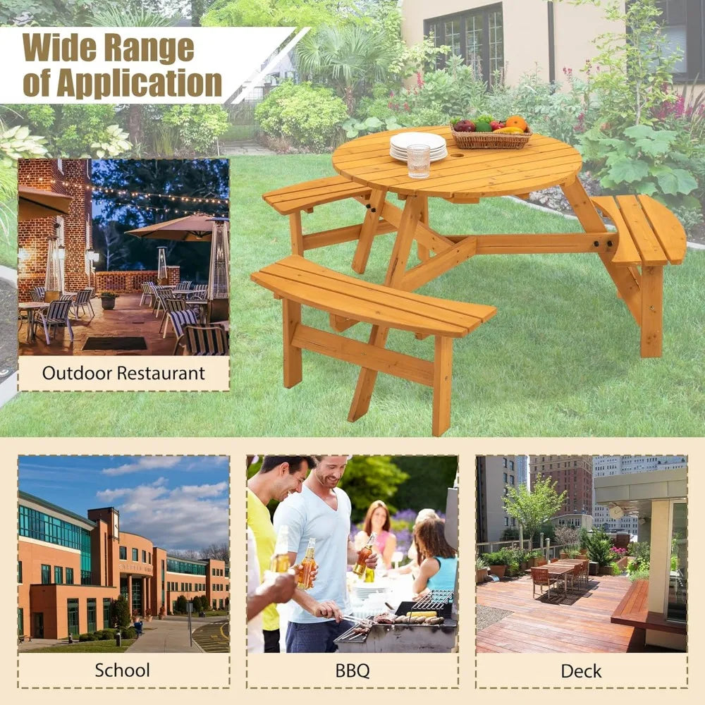 6‑Person Picnic Table