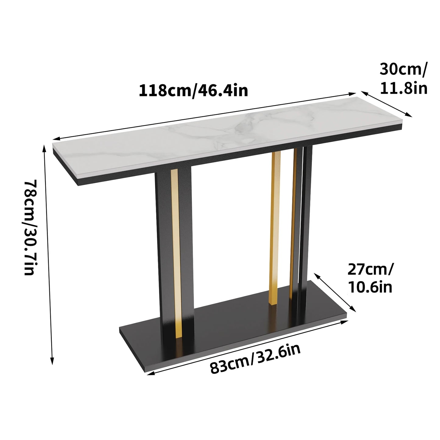 Modern Marble Console Table