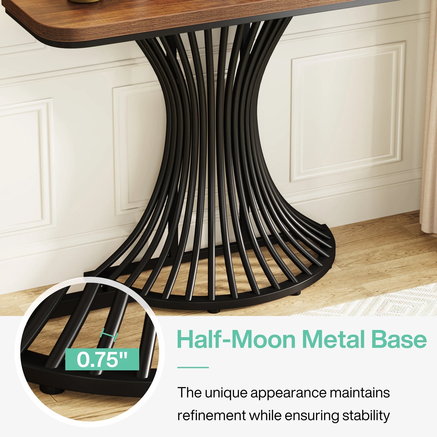 Geometric Console Table