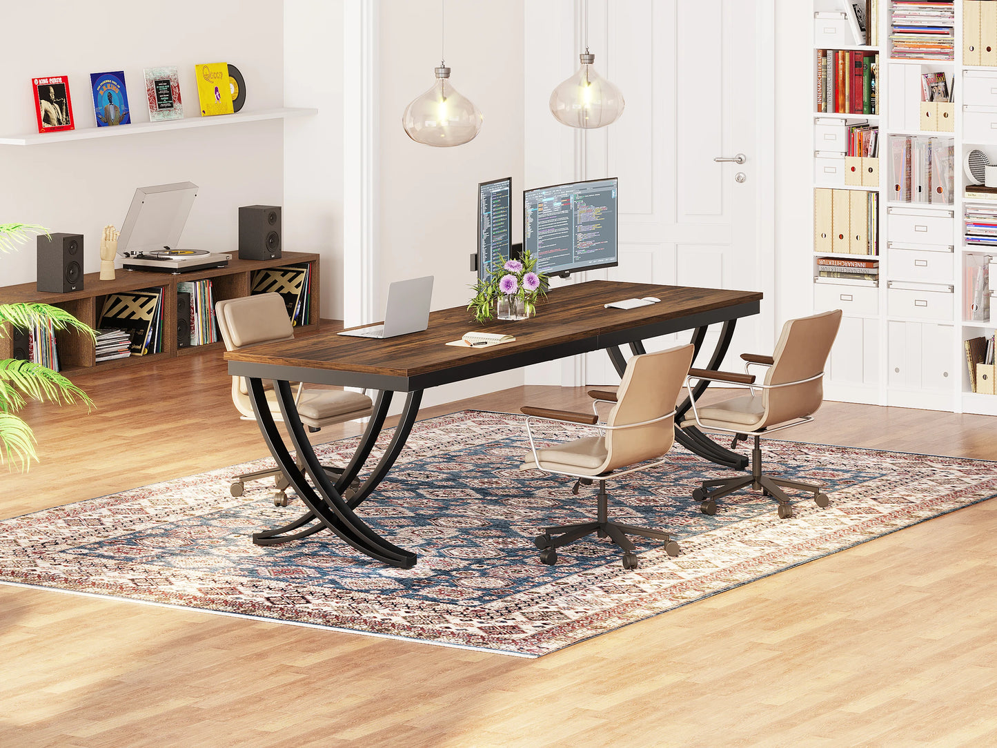 Dual Workspace Desk