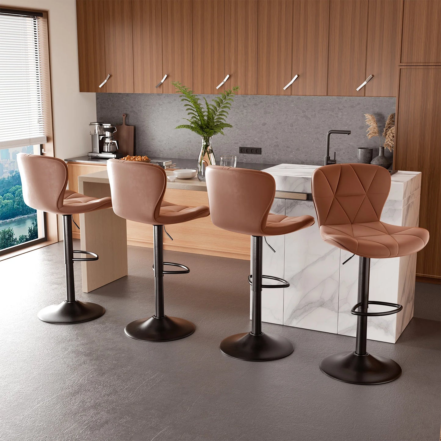 Adjustable Swivel Bar Chairs