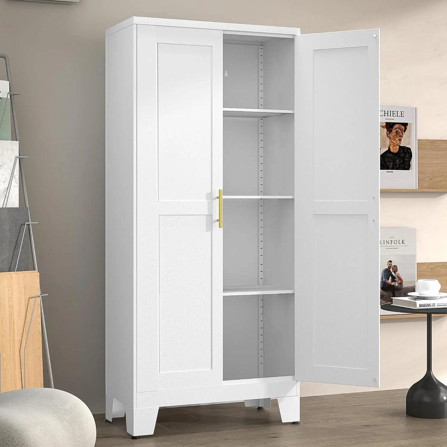 Metal Pantry Storage Cabinet